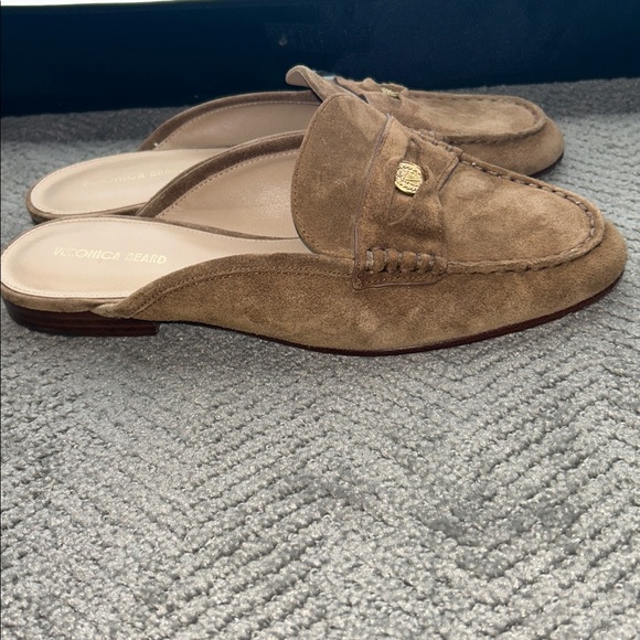 Veronica Beard Women’s Hazelwood Penny Suede Mules Size 8.5M - Picture 5 of 11